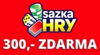 1️⃣ Sazka Hry casino 300 Kč ZDARMA na automaty